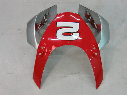 Amotopart 2002-2003 HONDA CBR954 Abbigliamento del kit rosso e bianco