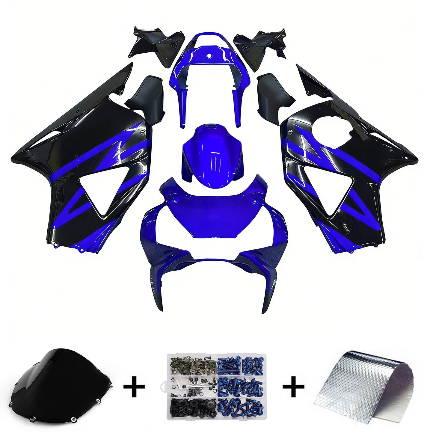 Carene 2002-2003 Honda CBR 954 RR Blu e Nero RR Generico