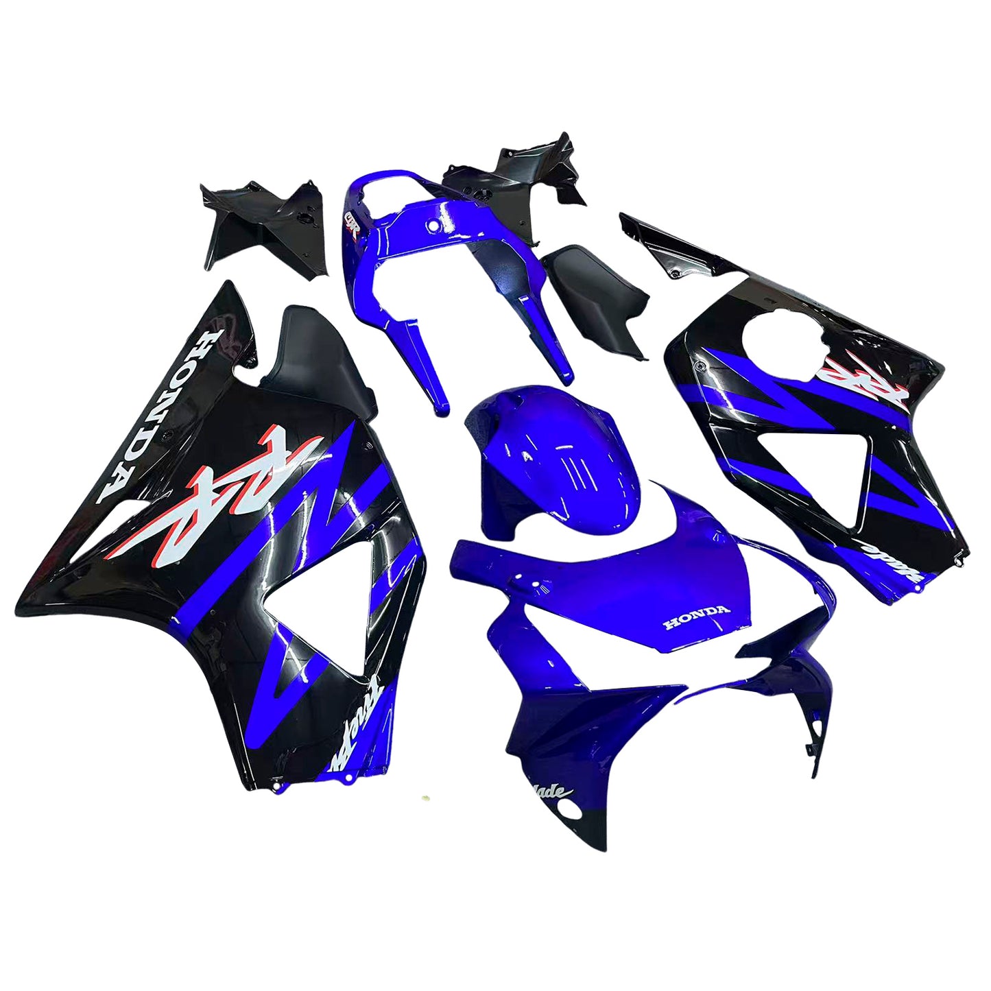 Carene 2002-2003 Honda CBR 954 RR Blu e Nero RR Racing Generico