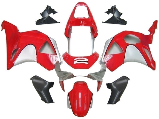 Carene 2002-2003 Honda CBR 954 RR Rosso &amp; Argento No.2 Spin Racing Generico