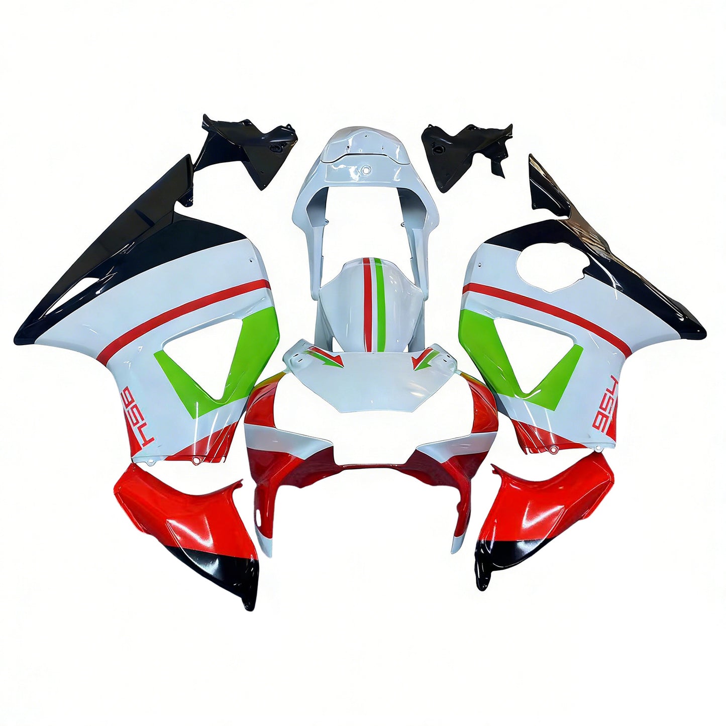 Amotopart Honda CBR954 2002-2003 Kit carena Carrozzeria Plastica ABS