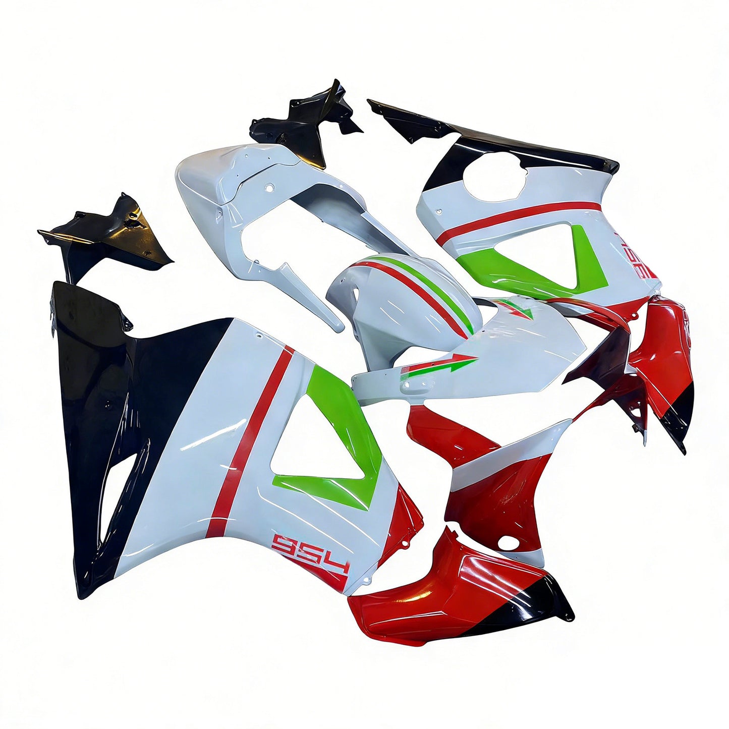 Amotopart Honda CBR954 2002-2003 Kit carena Carrozzeria Plastica ABS