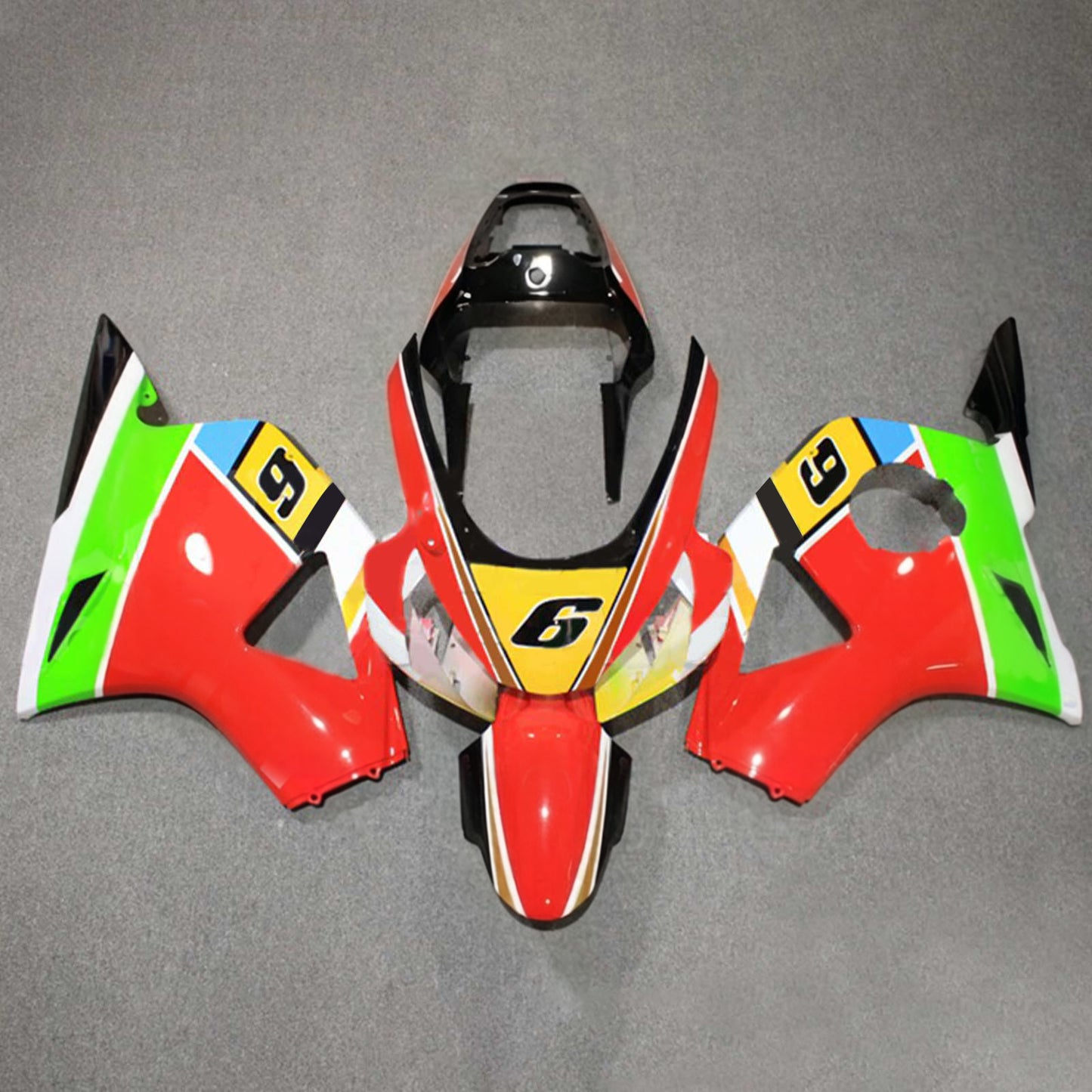 Amotopart Honda CBR954 2002-2003 Kit carena Carrozzeria Plastica ABS