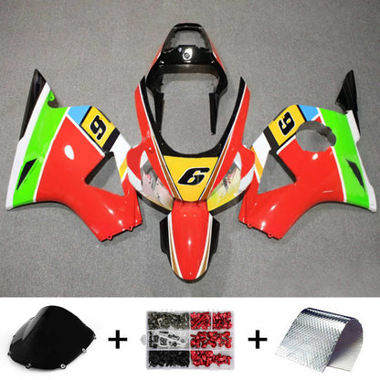 Amotopart Honda CBR954 2002-2003 Kit carena Carrozzeria Plastica ABS