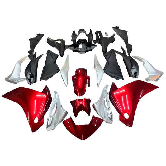 Carene 2011-2015 Honda CBR250R Rosso Argento CBR Racing Generico