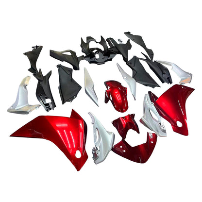 Carene 2011-2015 Honda CBR250R Rosso Argento CBR Racing Generico