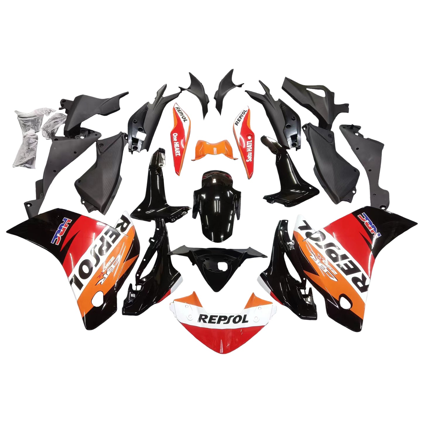 Amotopart rivestimento Honda CBR250R (2011-2015) Kit di travestimento