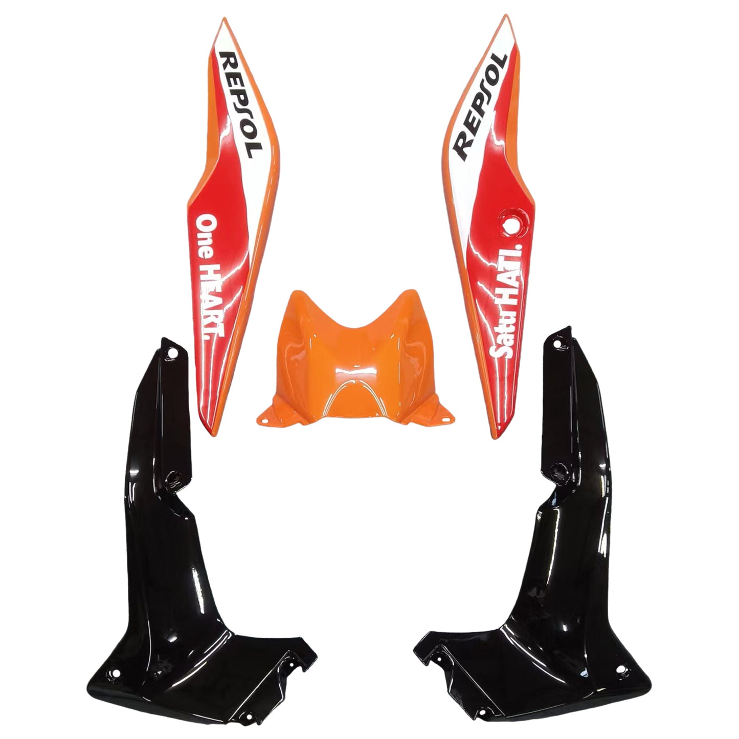 Carene 2011-2015 Honda CBR250R Repsol Arancione Generico