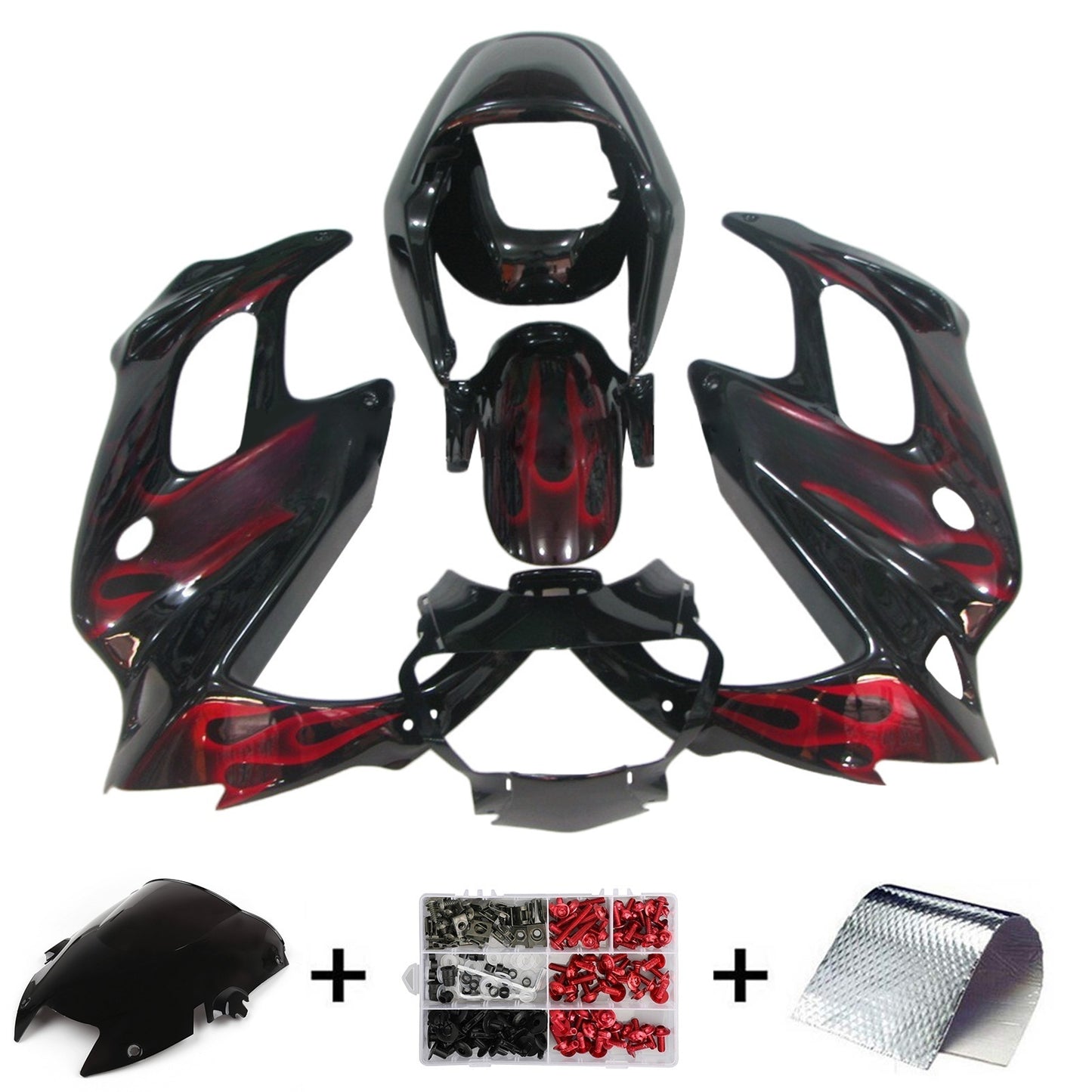 Kit carenatura iniezione Honda VTR1000F 1997-2005 Carrozzeria plastica ABS
