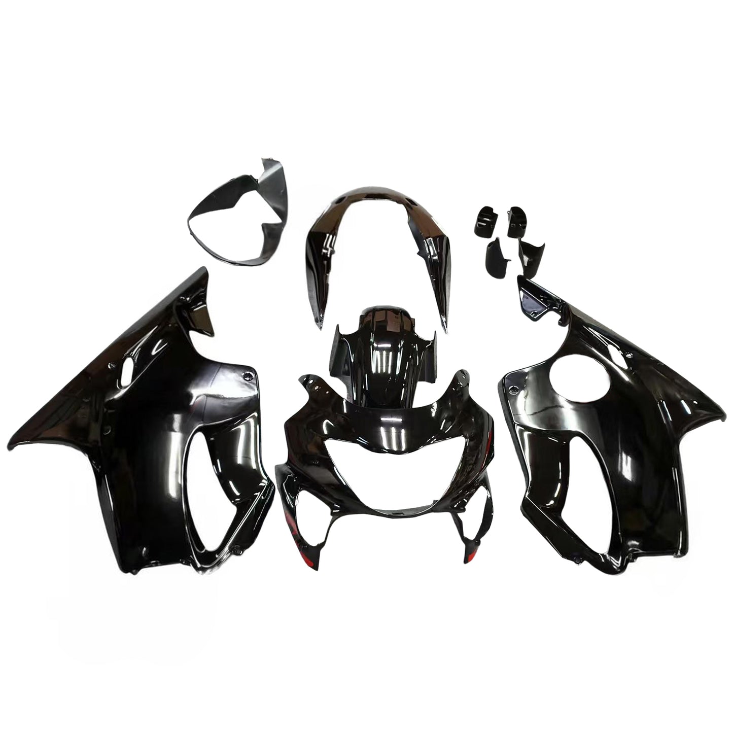 Carenatura Per Honda CBR600F4 CBR 600 F4 1999-2000 Rosso Nero Generico
