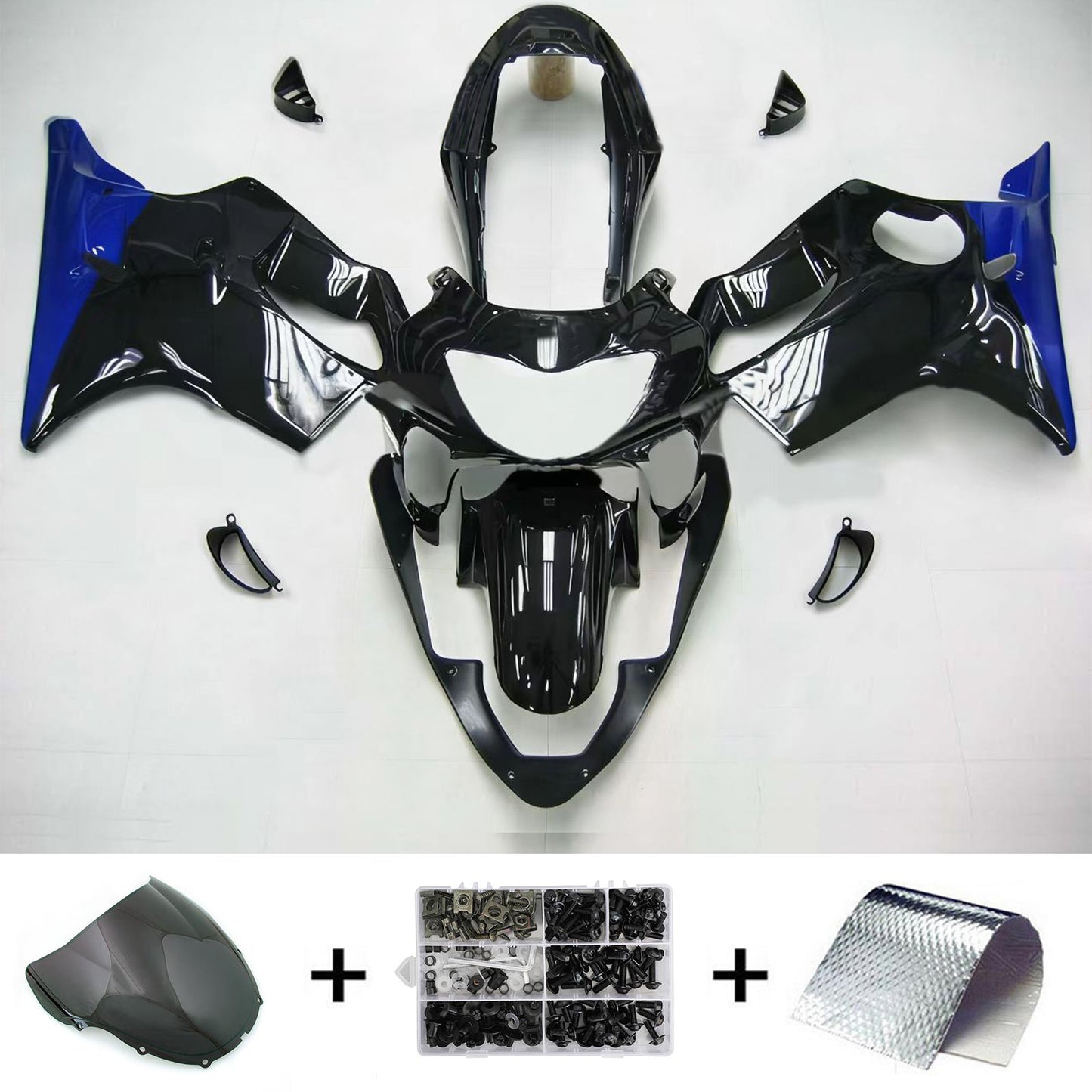 Amotopart Honda CBR600F4 1999-2000 Kit travestimento Body Plastic Abs