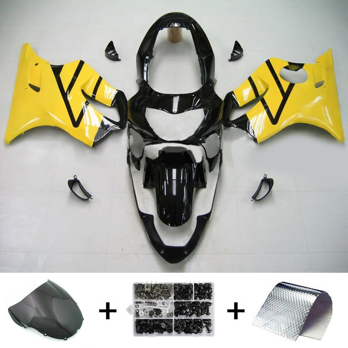 Amotopart Honda CBR600F4 1999-2000 Kit travestimento Body Plastic Abs