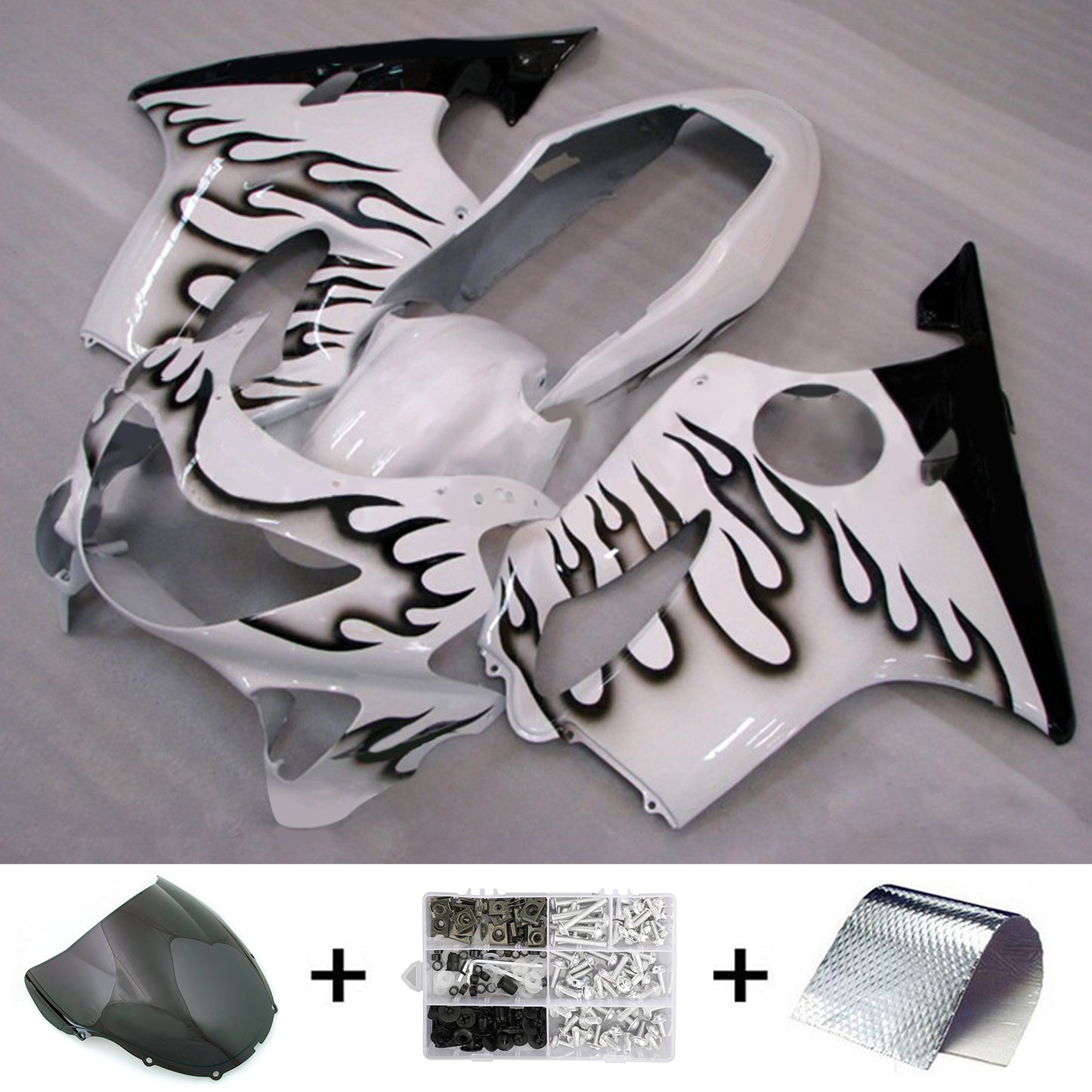 Amotopart Kit Carena Honda CBR600 F4 1999-2000 Carrozzeria Plastica ABS