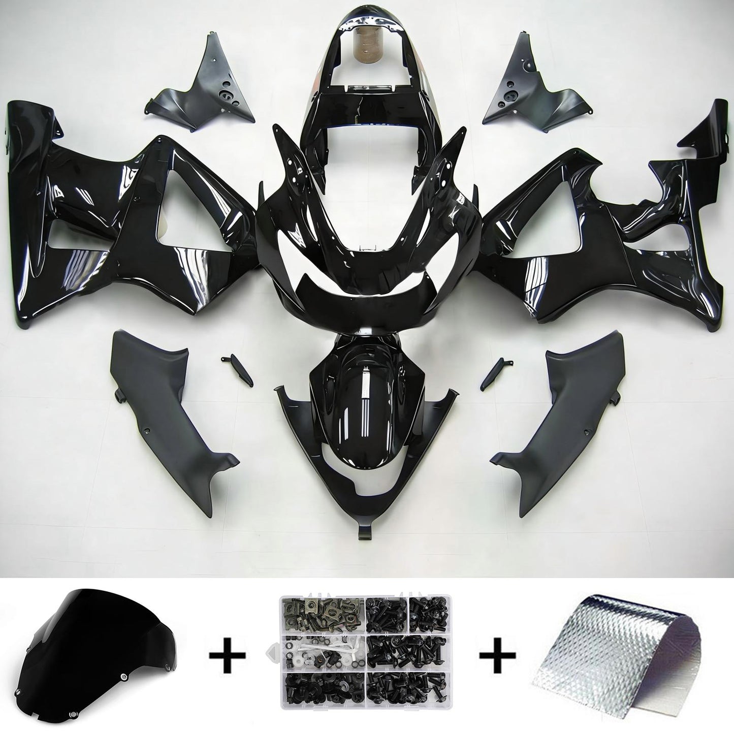 Amotopart Honda CBR929RR 2000-2001 Disory Kit Body Plastic Abs