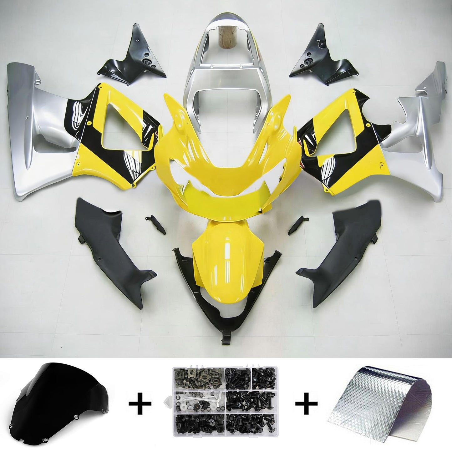 Amotopart Honda CBR929RR 2000-2001 Disory Kit Body Plastic Abs