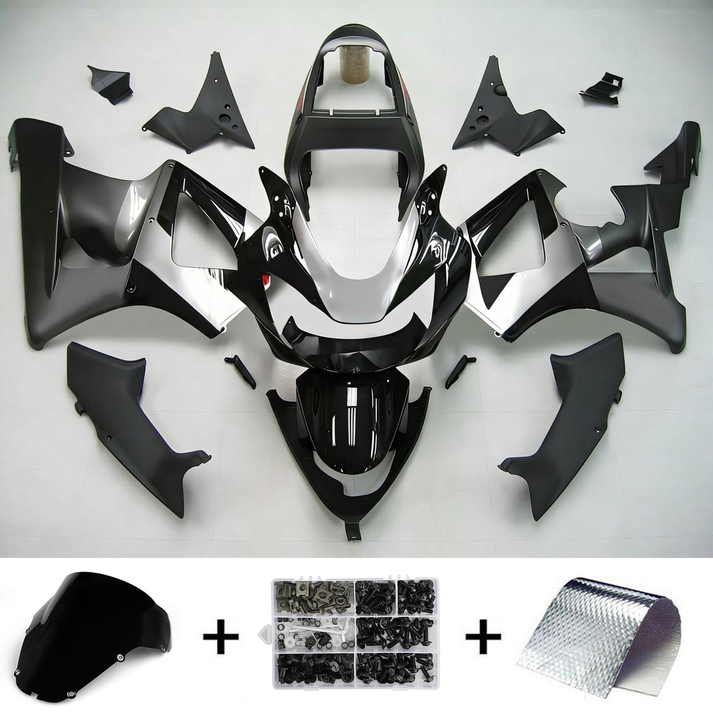 Amotopart Honda CBR929RR 2000-2001 Disory Kit Body Plastic Abs