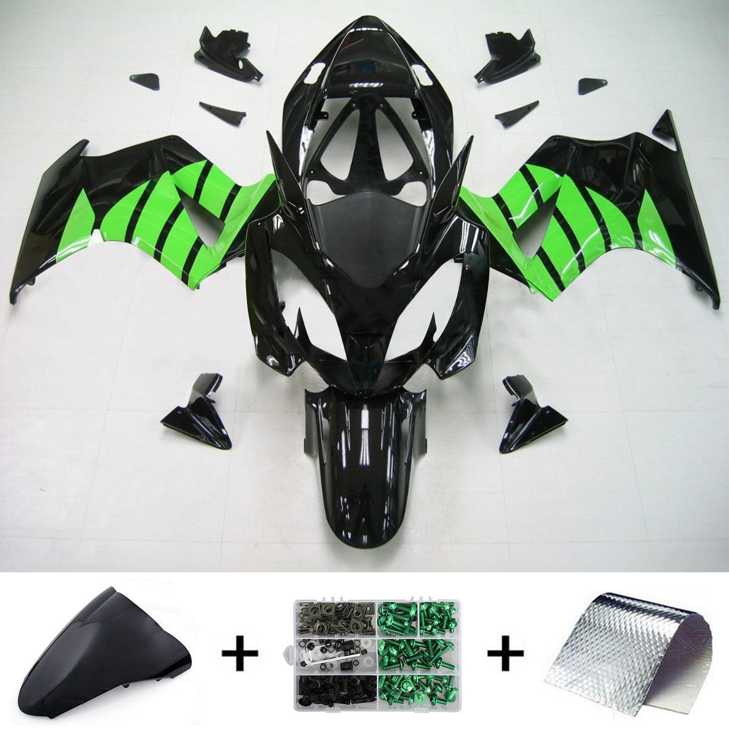 Carenatura per Honda VFR800 2002-2012 Iniezione plastica ABS Carrozzeria 003 # Generico