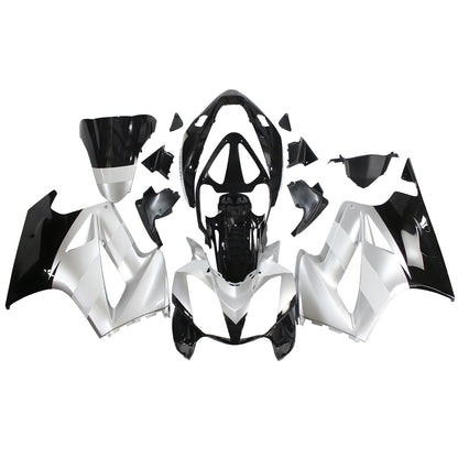 Amotopart 2002-2012 Honda VFR800 Sliver e kit di carenatura nera