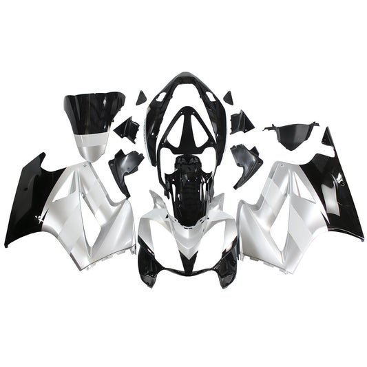Amotopart 2002-2012 Honda VFR800 Sliver e kit di carenatura nera