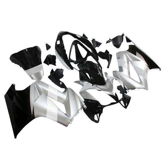 Amotopart 2002-2012 Honda VFR800 Sliver e kit di carenatura nera