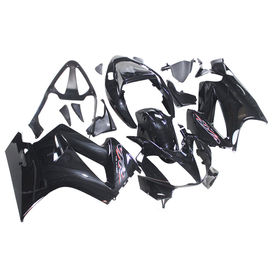 Amotopart 2002-2012 Honda VFR800 Gloss Black Fearing Kit