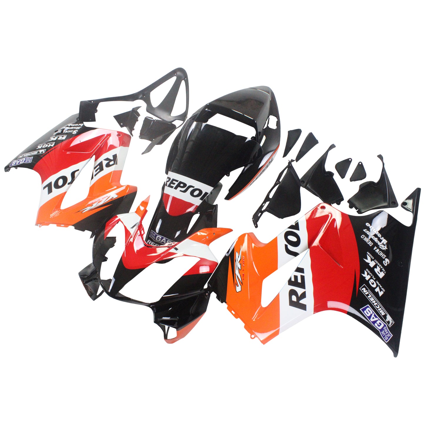 Carenatura per Honda VFR800 2002-2012 Iniezione Plastica ABS Carrozzeria 019 # Generico