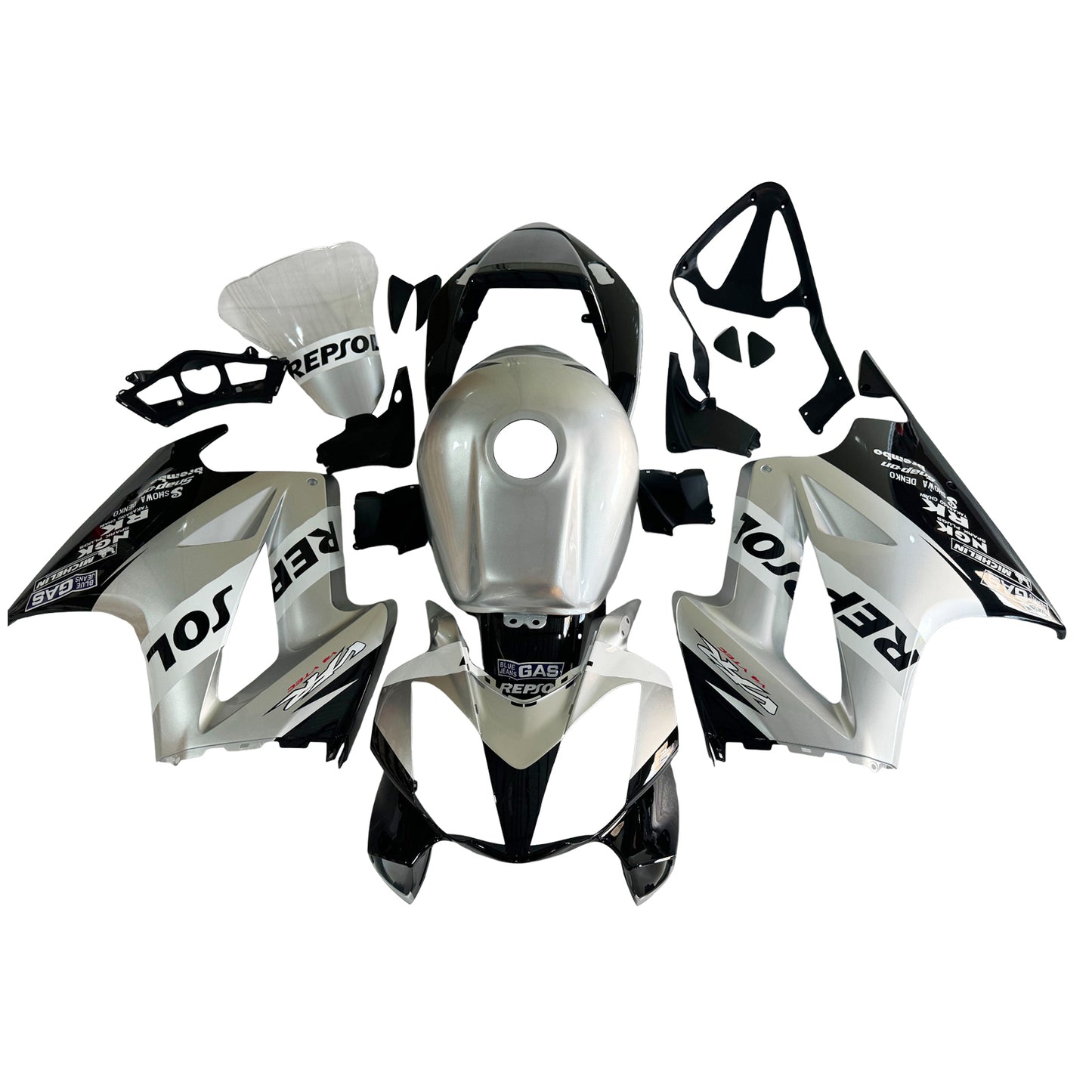 Amotopart Honda VFR800 2002-2012 Carenatura in plastica ABS