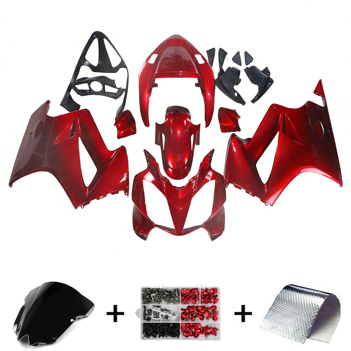 Amotopart Honda VFR800 2002-2012 Carenatura in plastica ABS