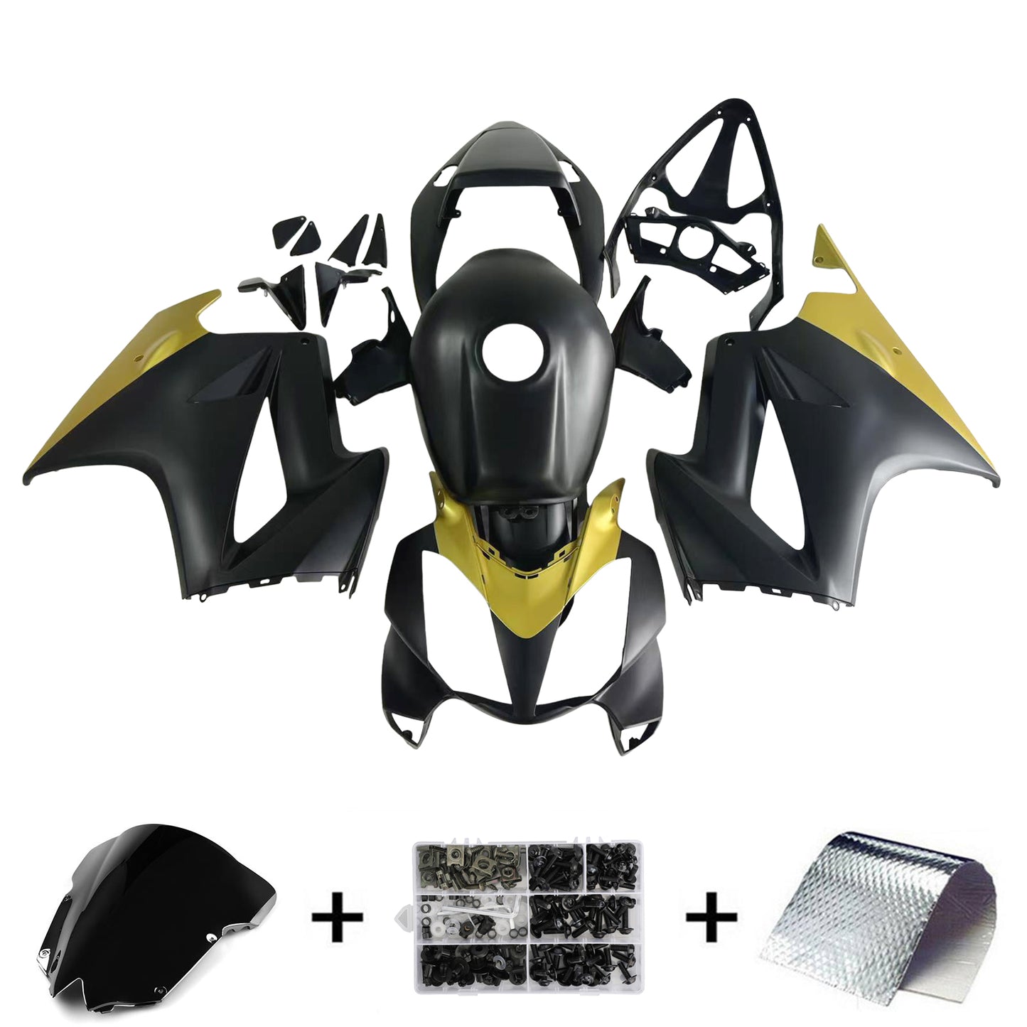 Amotopart Honda VFR800 2002-2012 Carenatura in plastica ABS