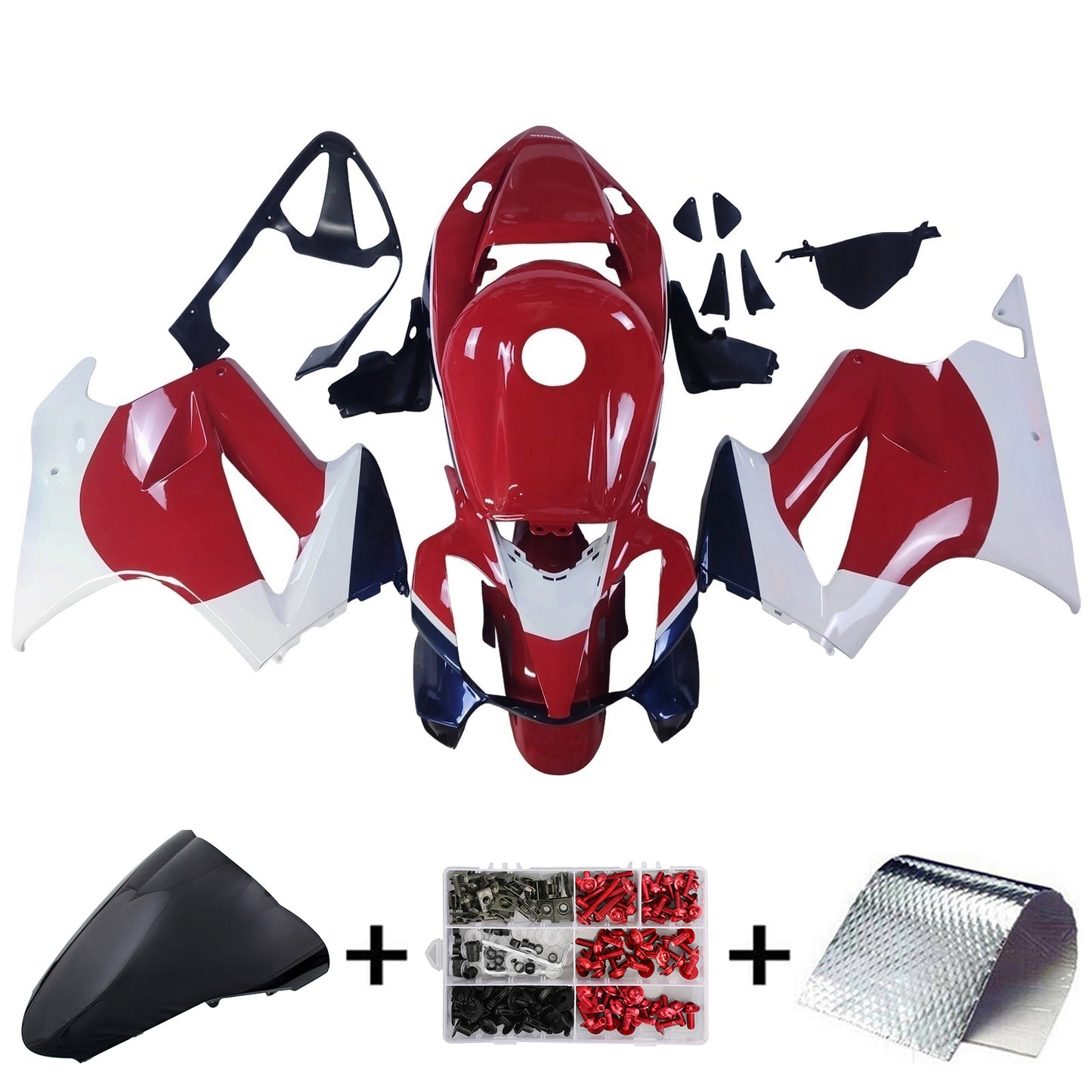 Carenatura della carrozzeria in plastica ABS per iniezione Honda VFR800 2002-2012