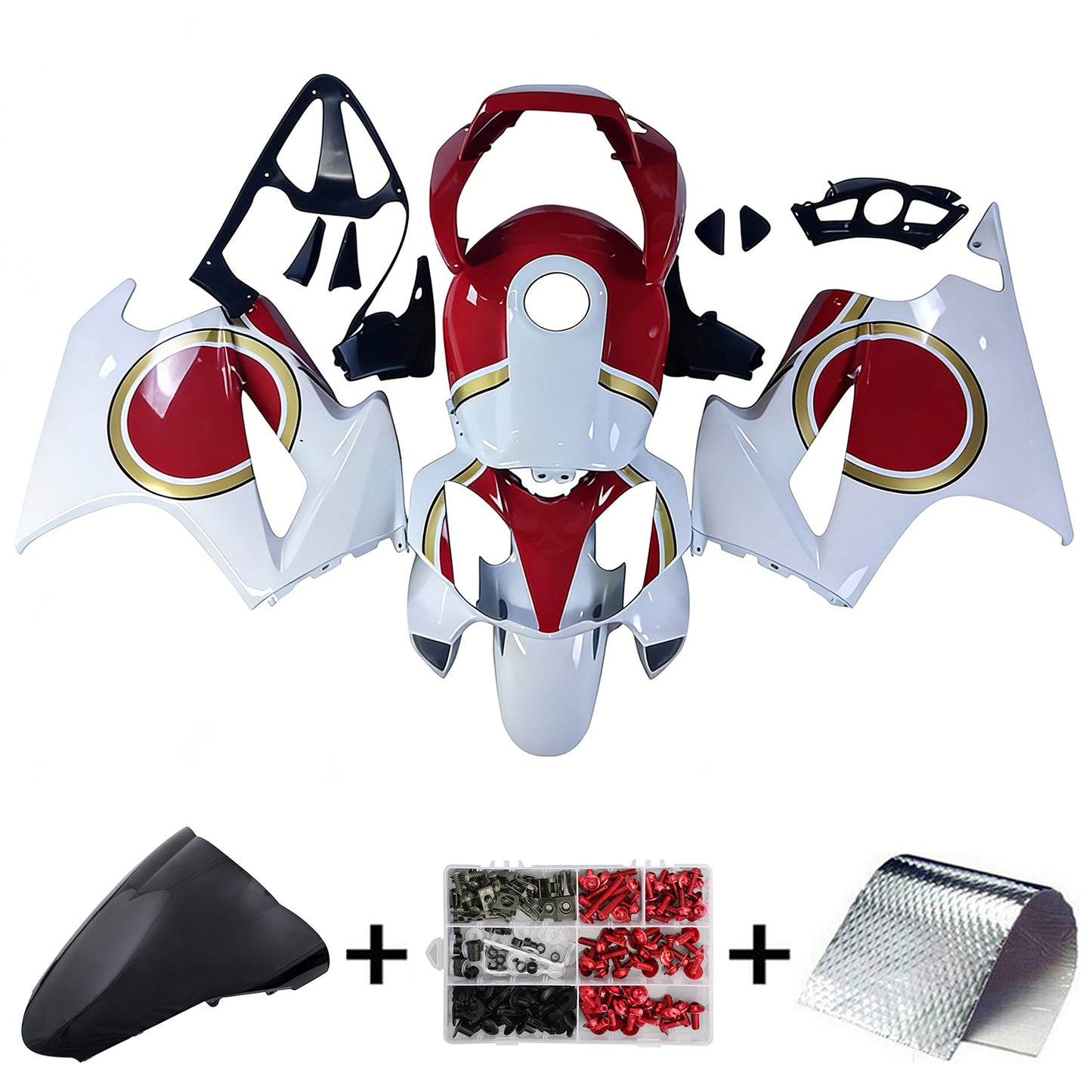 Carenatura della carrozzeria in plastica ABS per iniezione Honda VFR800 2002-2012