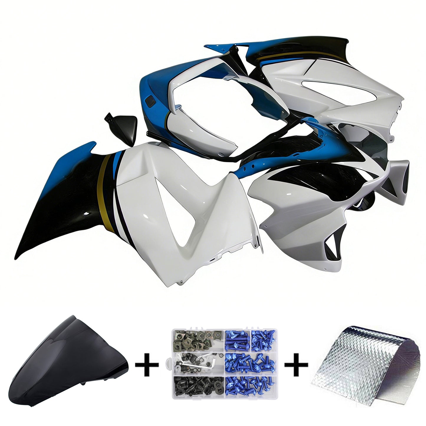 Carenatura della carrozzeria in plastica ABS per iniezione Honda VFR800 2002-2012