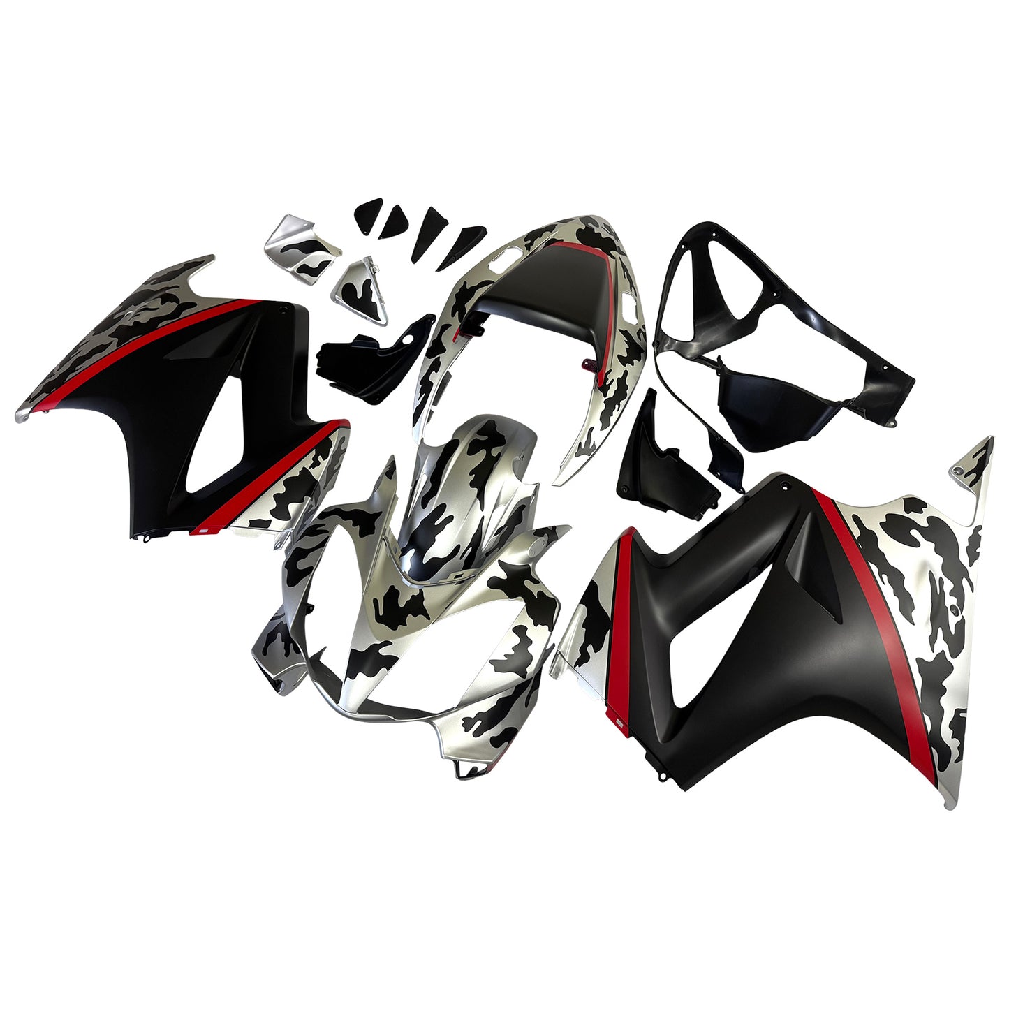Carenatura in plastica ABS per iniezione adatta per Honda VFR800 2002-2012