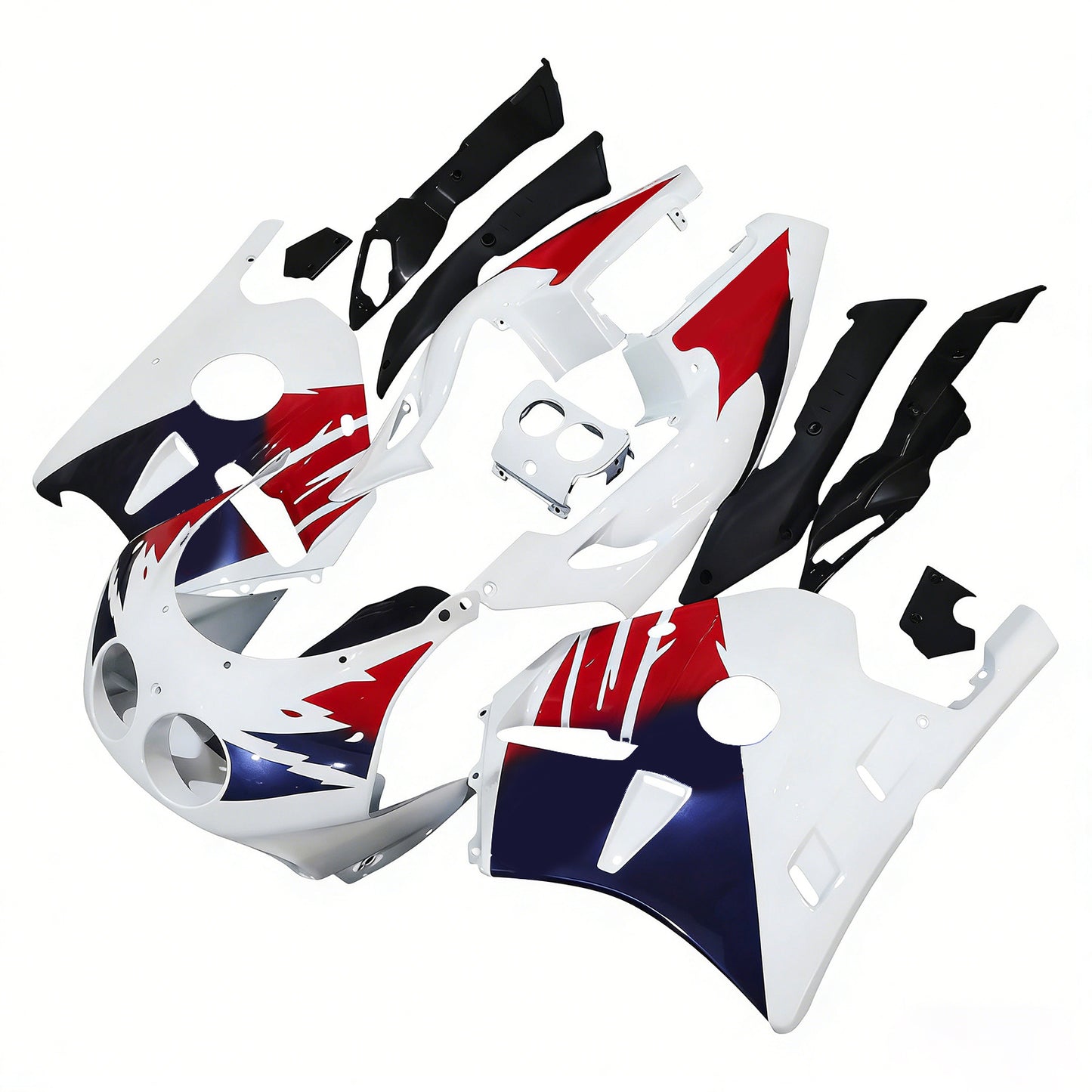 Amotopart Honda CBR250RR MC22 1990-1998 Kit carena Carrozzeria Plastica ABS