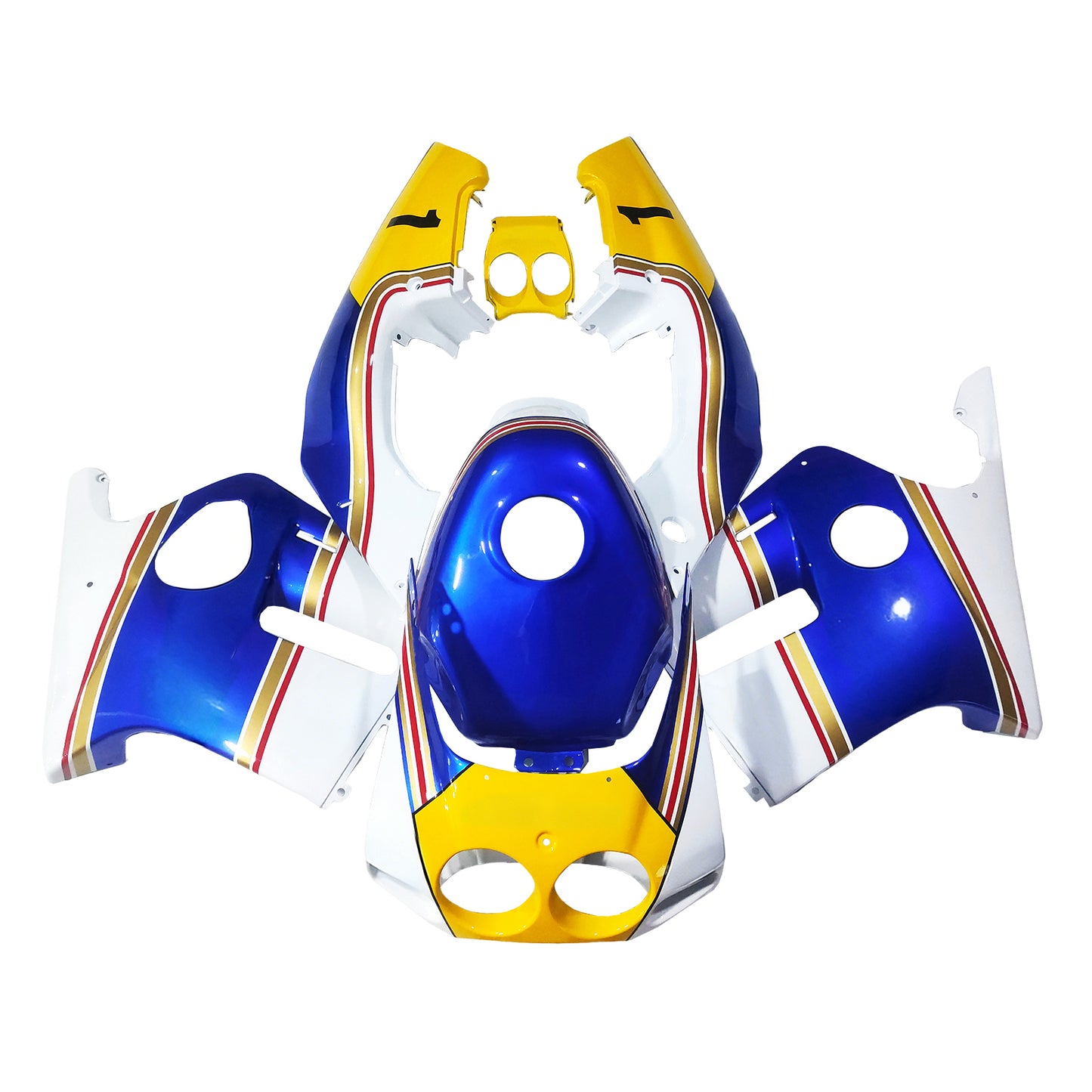 Amotopart Honda CBR250RR MC22 1990-1998 Kit carena Carrozzeria Plastica ABS