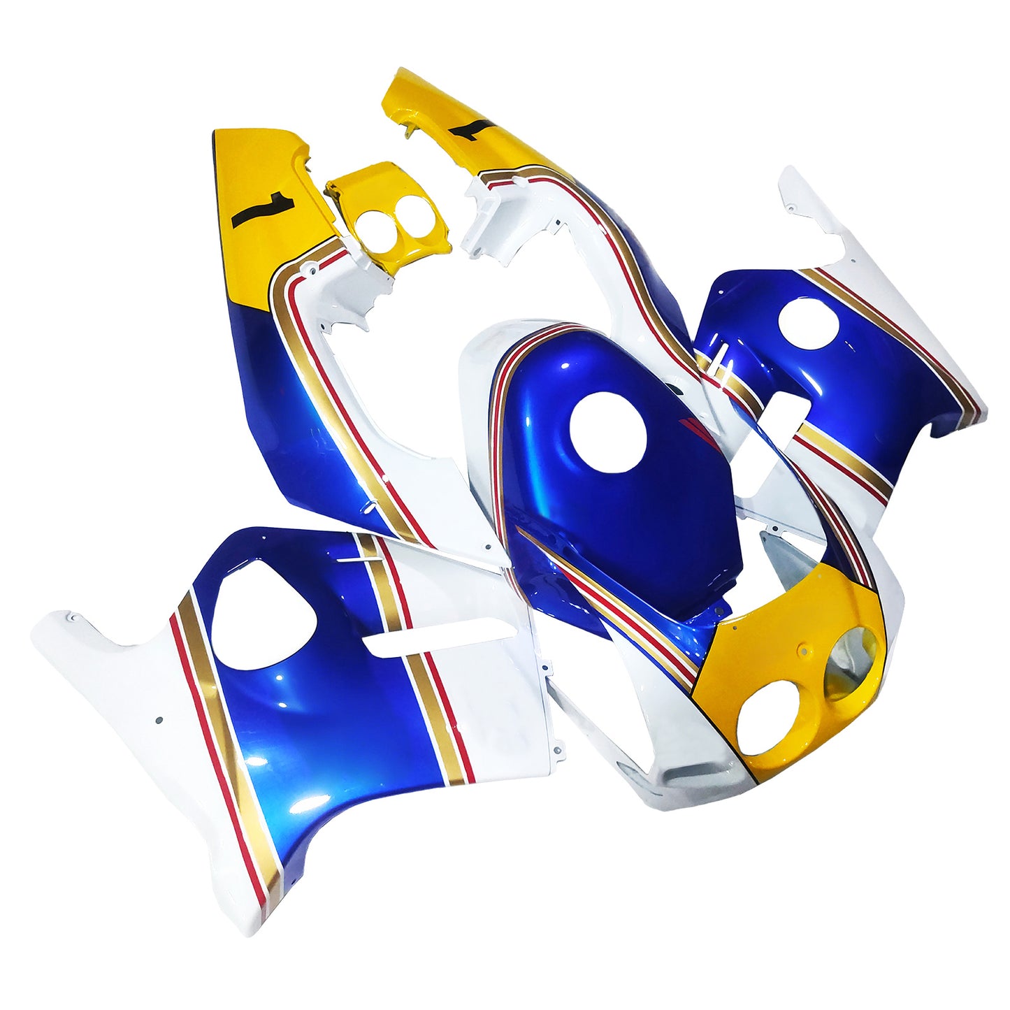 Amotopart Honda CBR250RR MC22 1990-1998 Kit carena Carrozzeria Plastica ABS