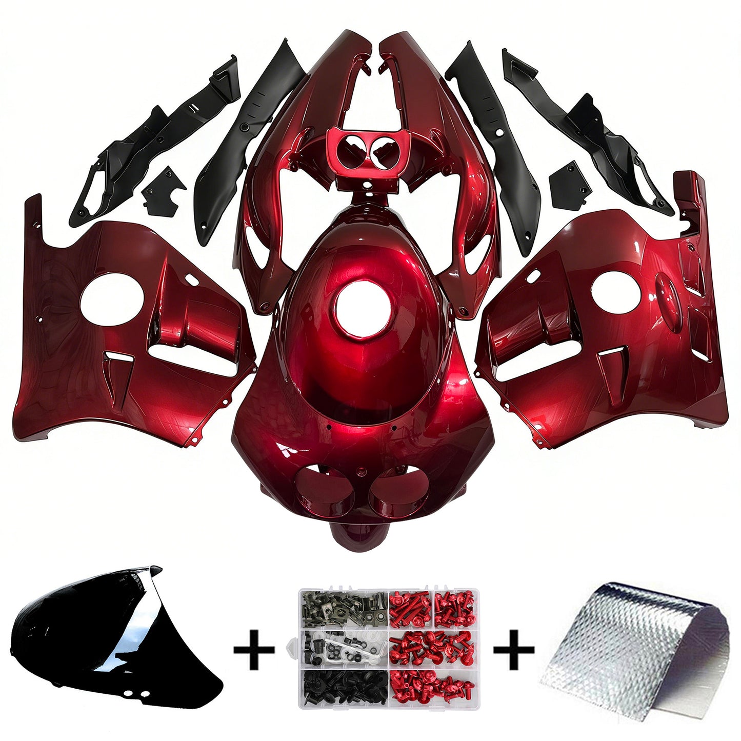 1990-1998 Honda CBR250RR MC22 Kit carenatura iniezione Carrozzeria Plastica ABS