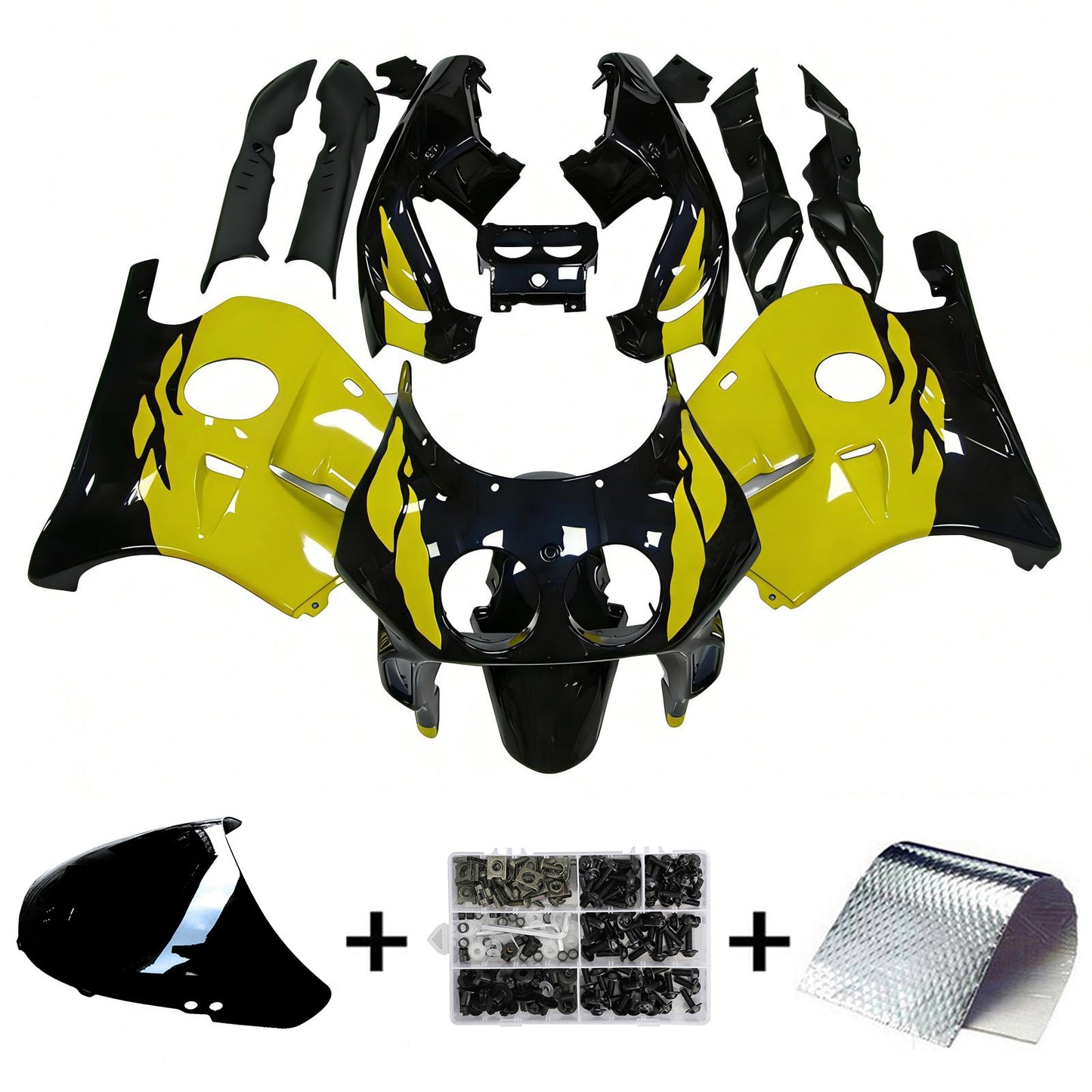 1990-1998 Honda CBR250RR MC22 Kit carena iniezione Carrozzeria Plastica ABS