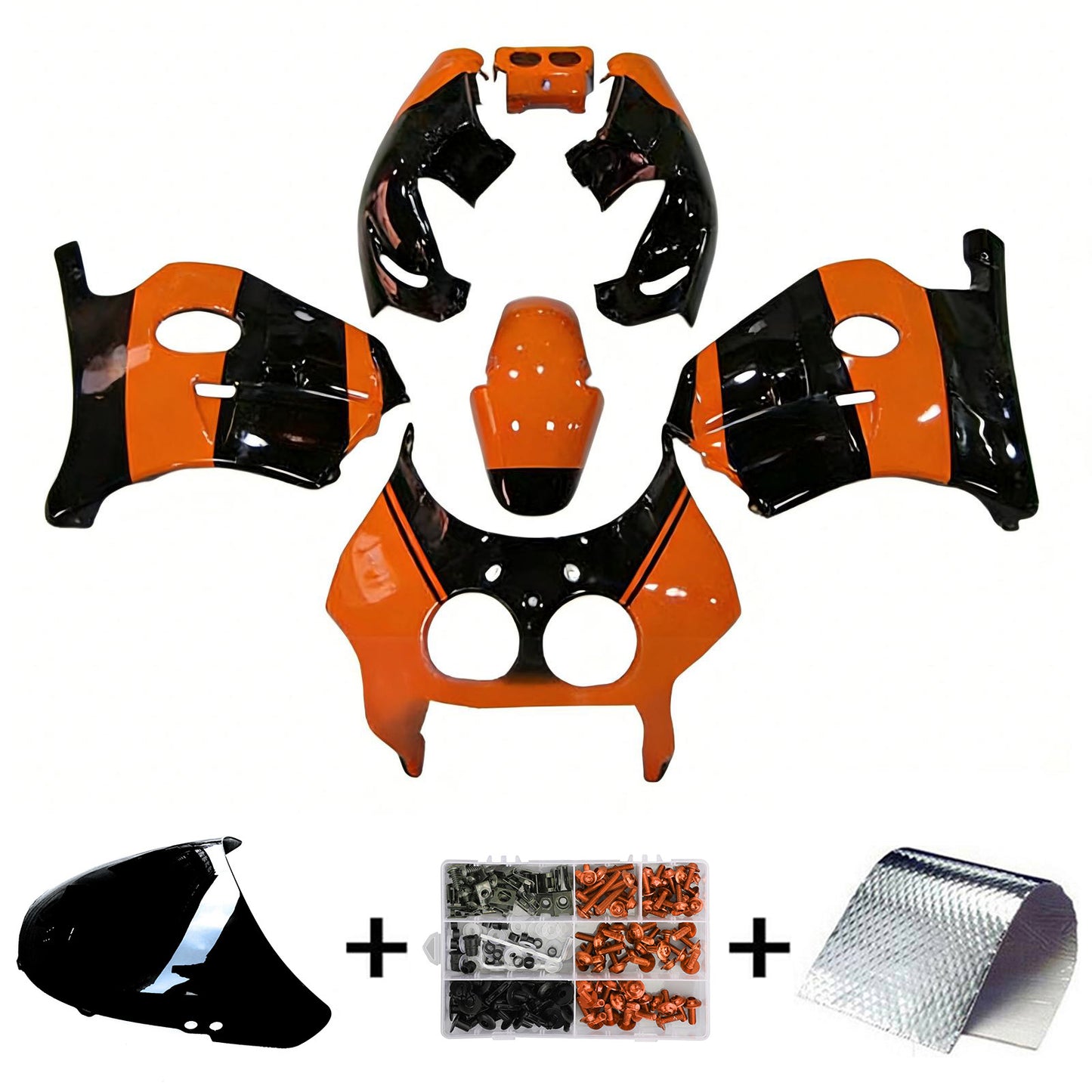 1990-1998 Honda CBR250RR MC22 Kit carenatura iniezione Carrozzeria Plastica ABS
