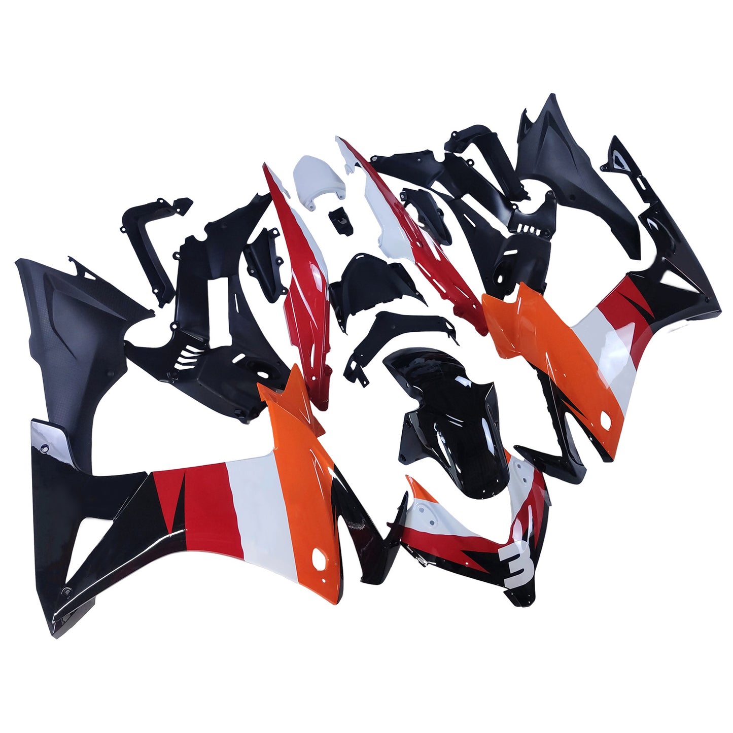 Amotopart Honda CBR500R 2013-2015 Kit carena Carrozzeria Plastica ABS