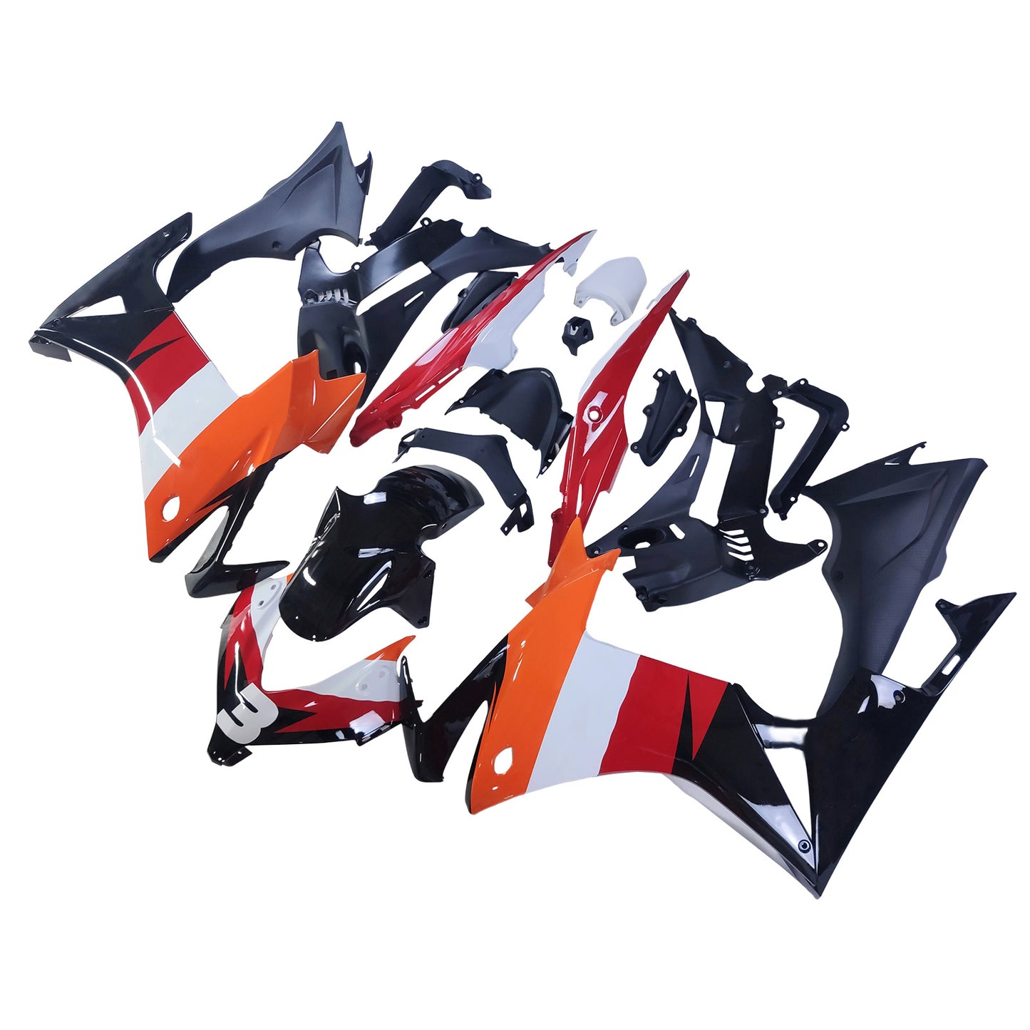 Amotopart Honda CBR500R 2013-2015 Kit carena Carrozzeria Plastica ABS