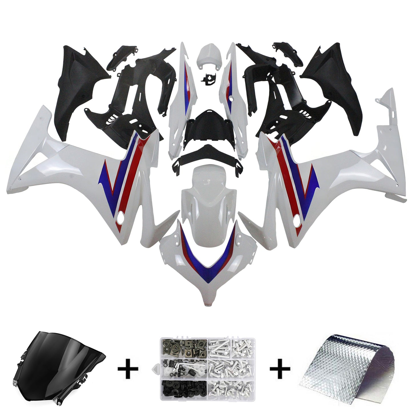 Amotopart Honda CBR500R 2013-2015 Kit carena Carrozzeria Plastica ABS