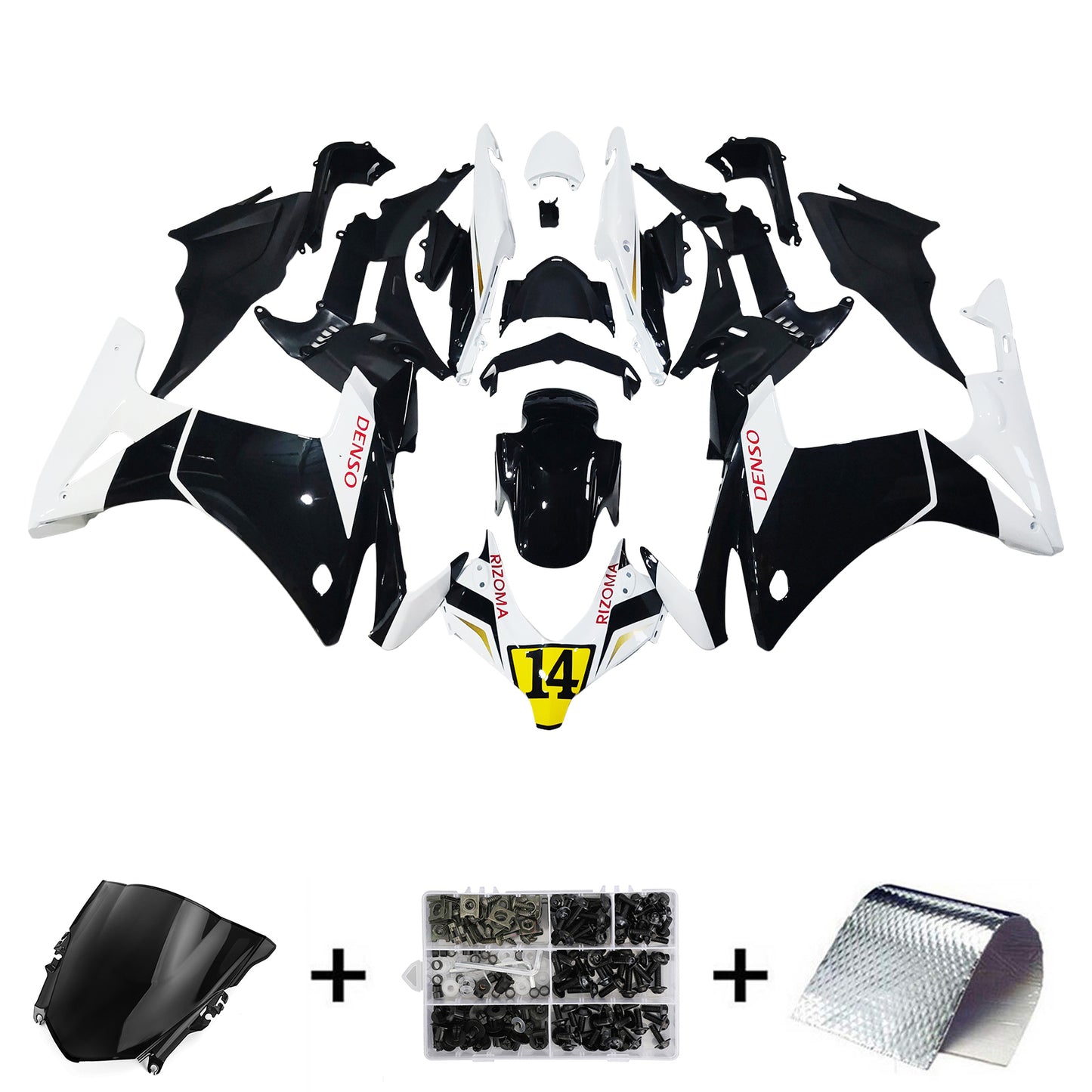 Kit carenatura iniezione Honda CBR500R 2013-2015 Carrozzeria in plastica ABS