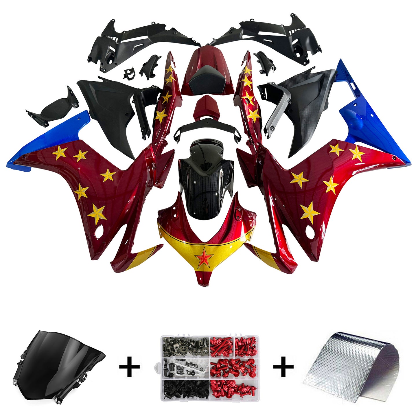 Kit carenatura iniezione Honda CBR500R 2013-2015 Carrozzeria in plastica ABS
