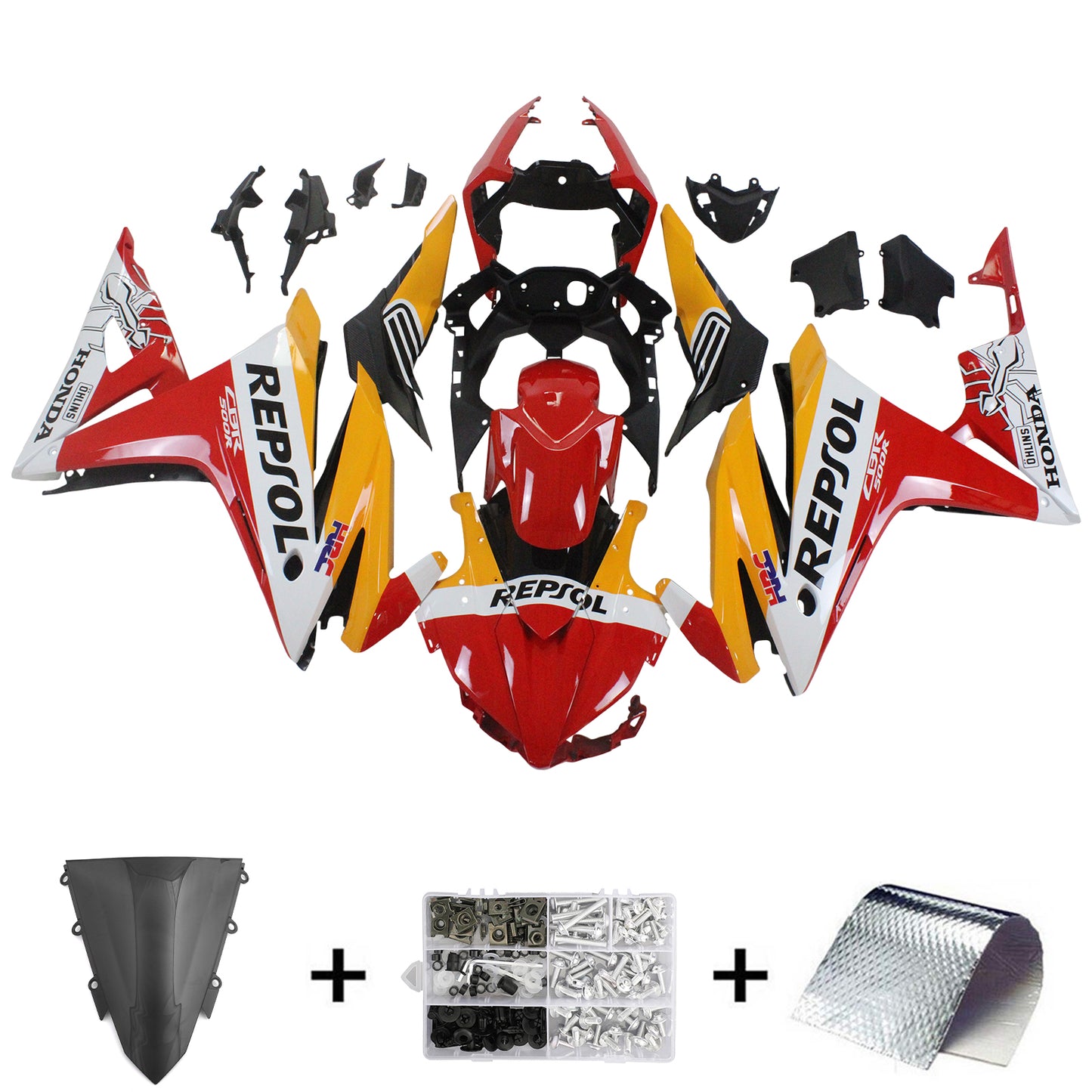 Kit carenatura Honda CBR500R 2016-2018