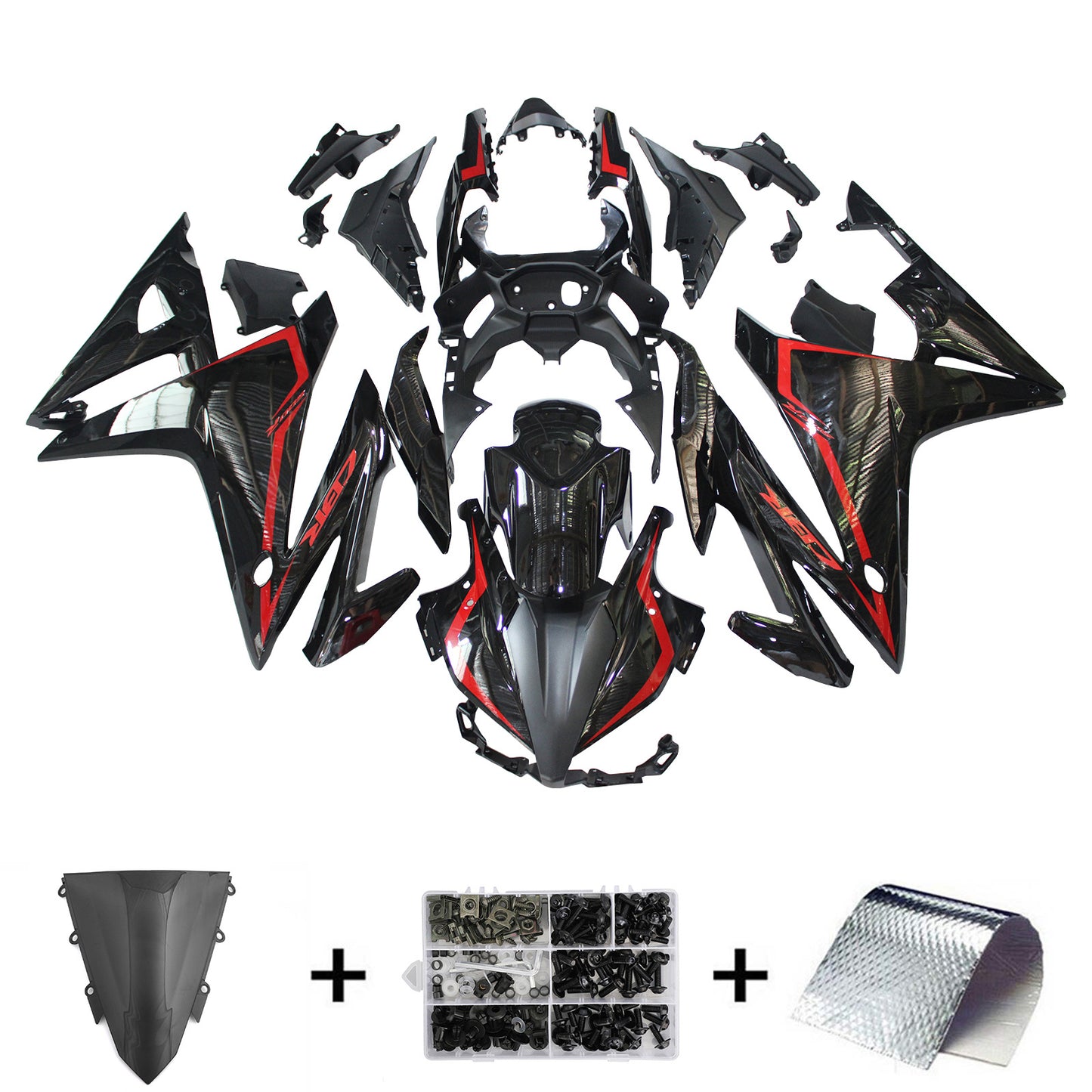 Kit carena iniezione Honda CBR500R 2016-2018 Carrozzeria in plastica ABS