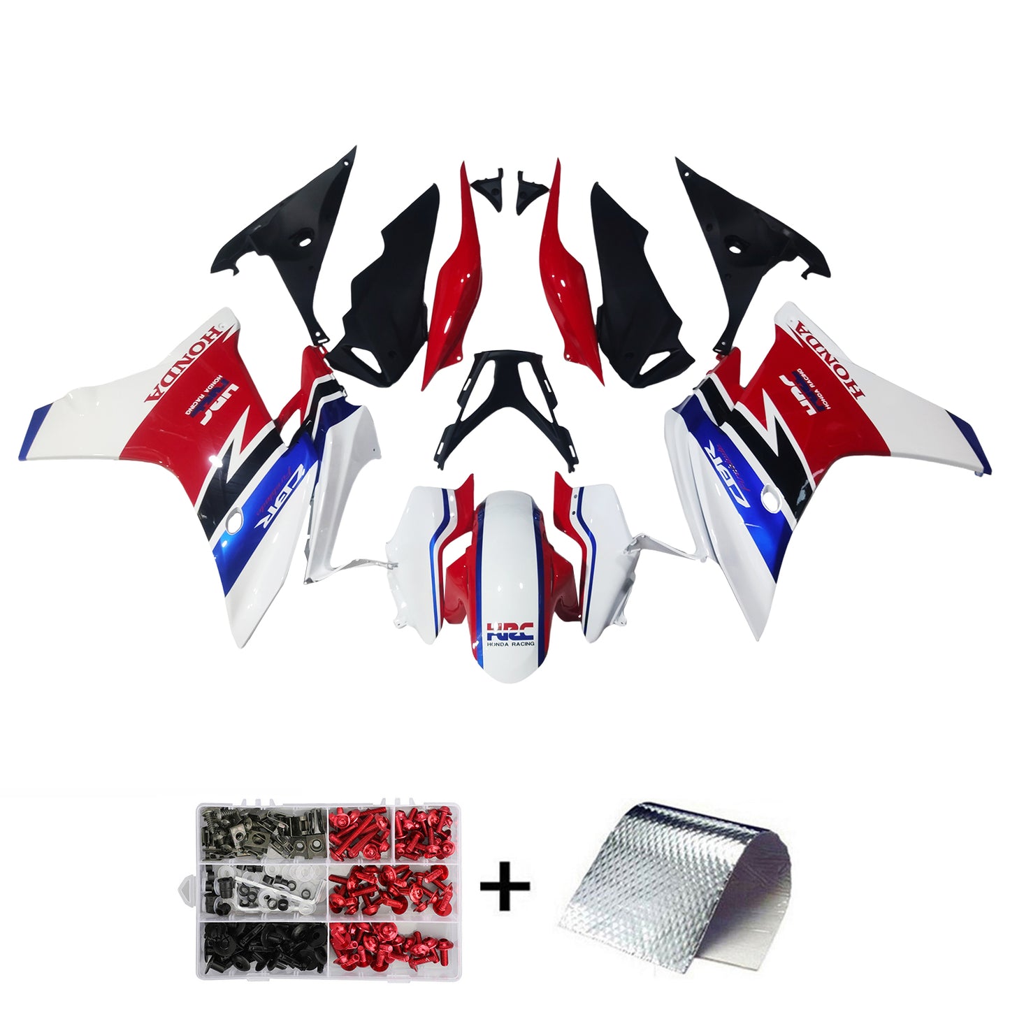 Amotopart Honda CBR600F 2011-2013 Kit carena Carrozzeria Plastica ABS