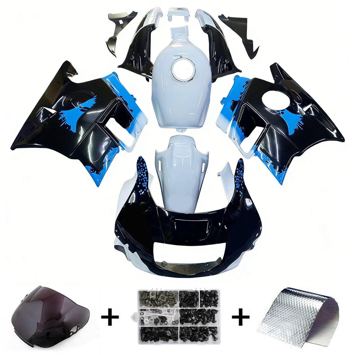 Kit carena iniezione Honda CBR600 F2 1991-1994 Carrozzeria in plastica ABS