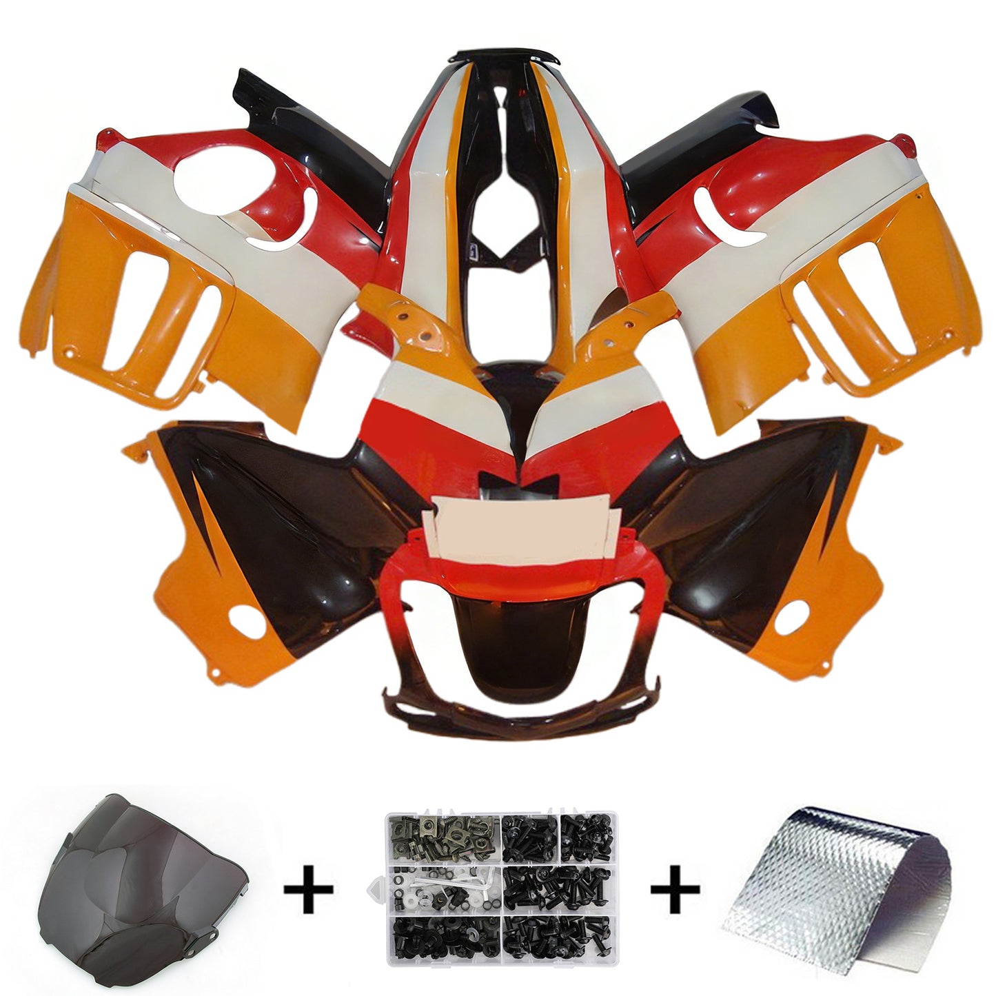 Kit carena iniezione Honda CBR600 F3 1997-1998 Carrozzeria in plastica ABS