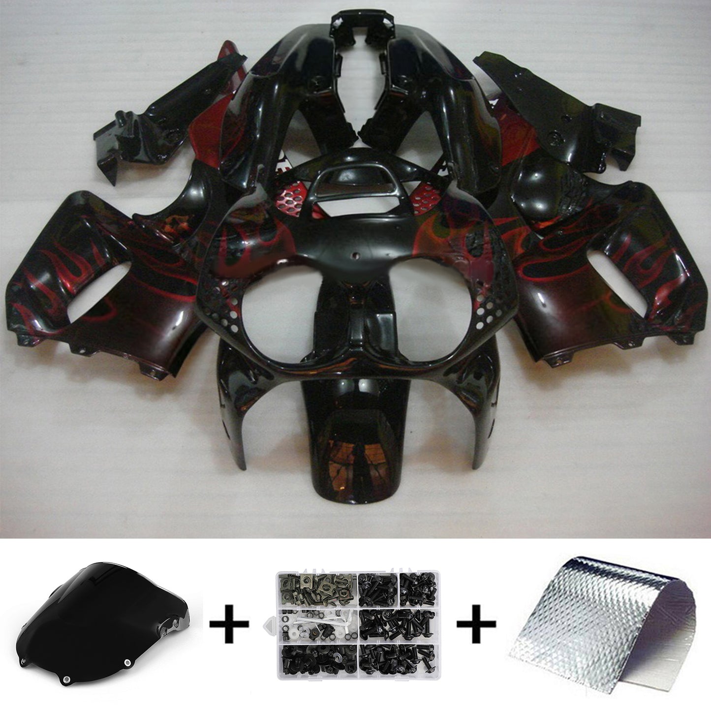 Amotopart Honda CBR900RR 893 1992-1993 Disory Kit Body Plastic Abs